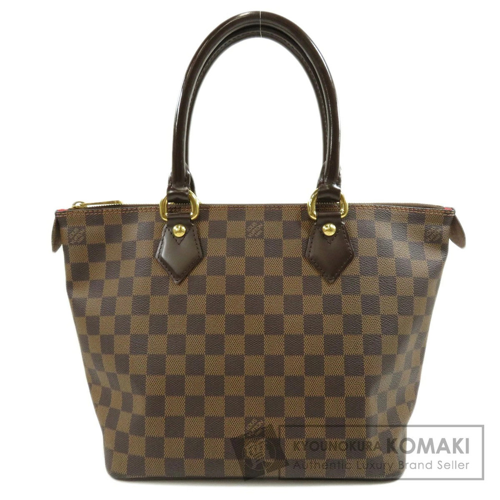 Louis Vuitton Saleya Damier Ebene Brown Handbag Canvas